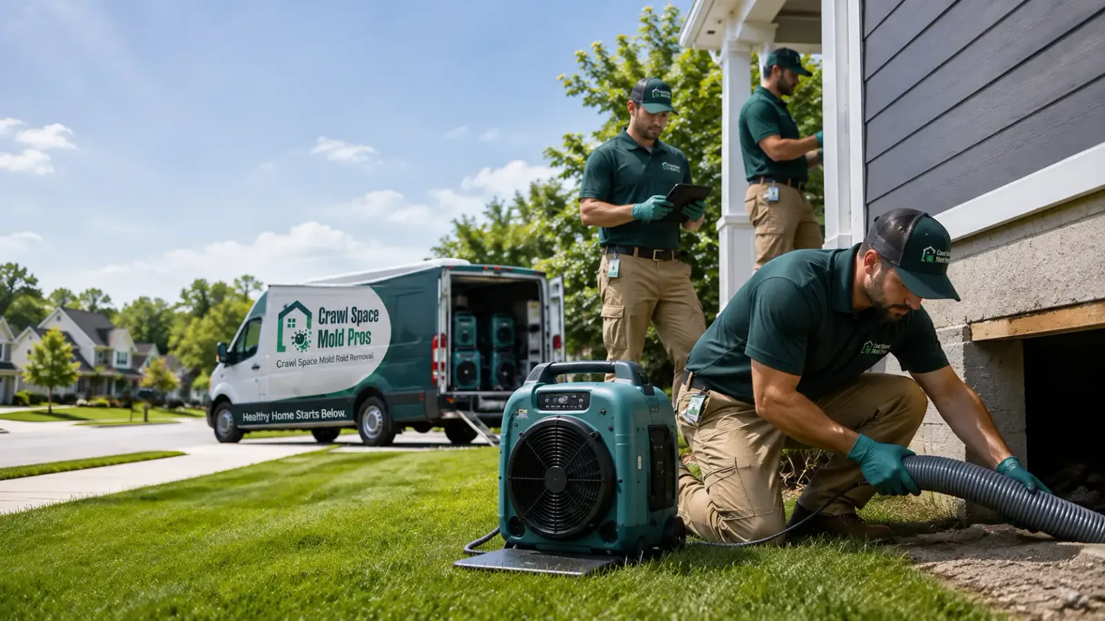Crawl Space Mold Removal in Pitman, NJ